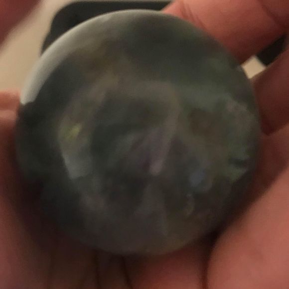 Natural fluorite crystal gemstone sphere - Picture 2 of 4